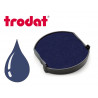 Cassette encrage trodat 6/4630b pour tampon encreur printy 4630 diametre 30mm coloris bleu