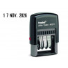 Tampon dateur trodat printy 4820 encrage automatique 1 ligne taille empreinte 27x4mm coloris noir