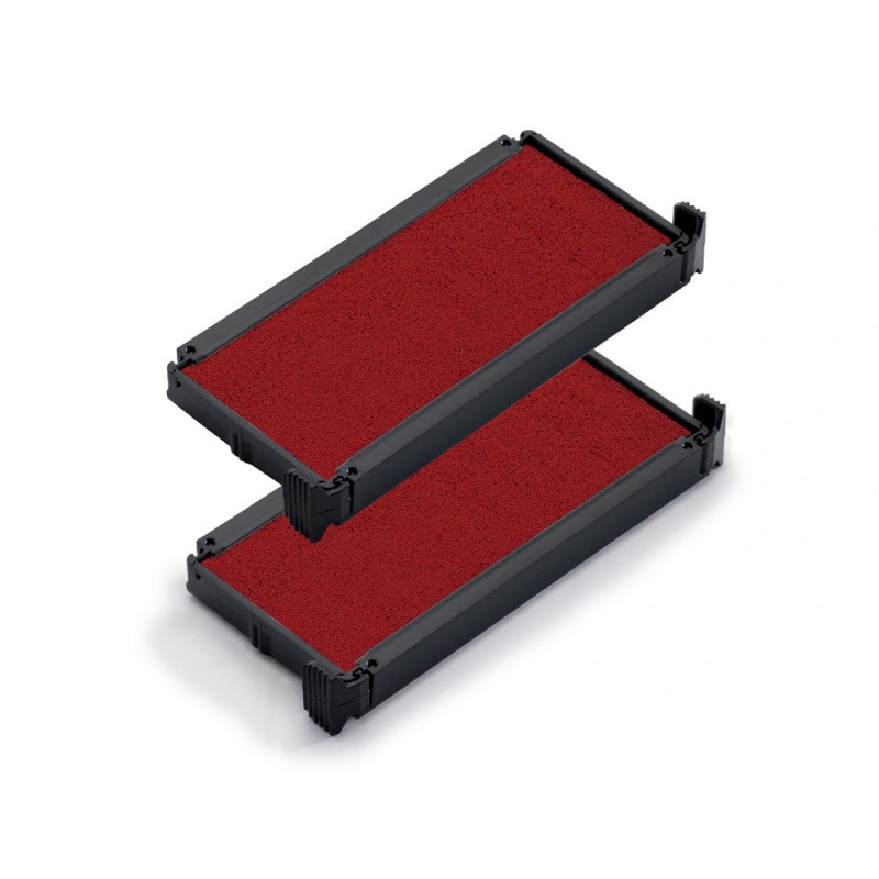 Cassette encrage trodat 6/4913 pour tampon encreur printy coloris rouge pack 2 unites