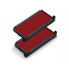 Cassette encrage trodat 6/4913 pour tampon encreur printy coloris rouge pack 2 unites