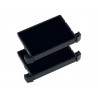 Cassette encrage trodat 6/4750 pour tampon encreur printy coloris noir pack 2 unites