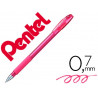 Stylo-bille pentel feel-it écriture moyenne pointe 0.7mm encre coloris rose