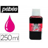 Encre pébéo colorex forte concentration vivacité couleur magenta flacon 250ml