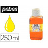 Encre pébéo colorex forte concentration vivacité couleur jaune primaire flacon 250ml