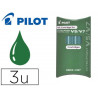 Recharge pilot roller v5 et v7 niveau encre liquide visible écologique régulateur débit coloris vert set de 3 unités