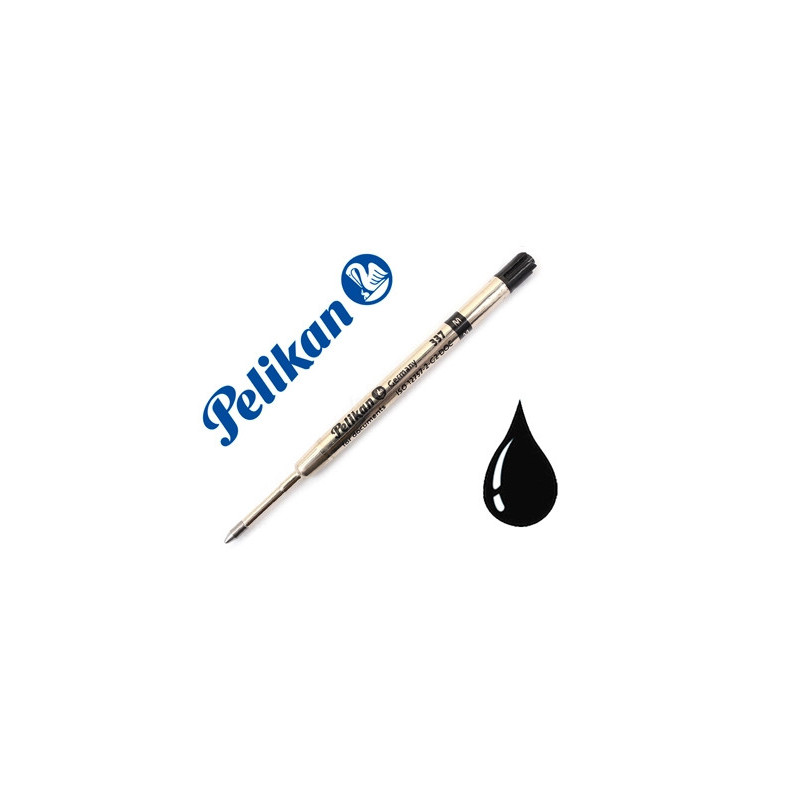 Recharge pelikan stylo-bille métal largeur moyenne coloris noir