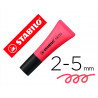 Surligneur stabilo néon fluorescence intense sèche après 4h tube gloss coloris rose