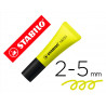 Surligneur stabilo néon fluorescence intense sèche après 4h tube gloss coloris jaune