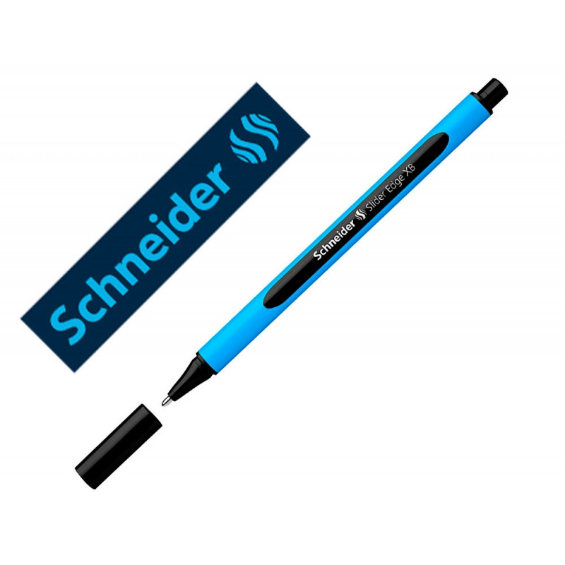 Stylo-bille schneider slider edge pointe moyenne coloris noir