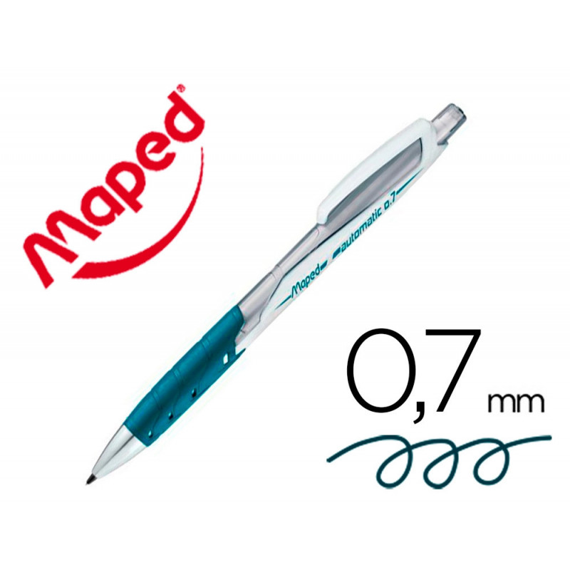 Porte-mine maped black peps automatic 0.7mm coloris bleu