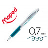 Porte-mine maped black peps automatic 0.7mm coloris bleu