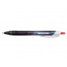 Roller uniball jetstream sport retractable plastique recycle ecriture moyenne coloris rouge