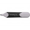 Surligneur schneider job pointe biseautee trait 1/5mm coloris gris taupe