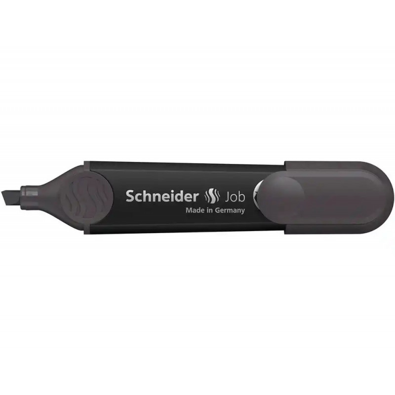 Surligneur schneider job pointe biseautee trait 1/5mm coloris gris ardoise