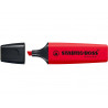 Surligneur stabilo boss original encre base eau pointe biseautee largeur trace 2/5mm coloris vrai