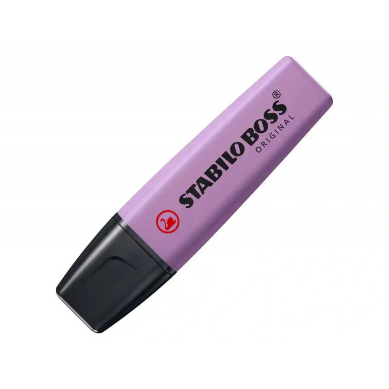 Surligneur stabilo boss original naturecolors wild flowers edition pointe biseautee trace 2/5mm coloris