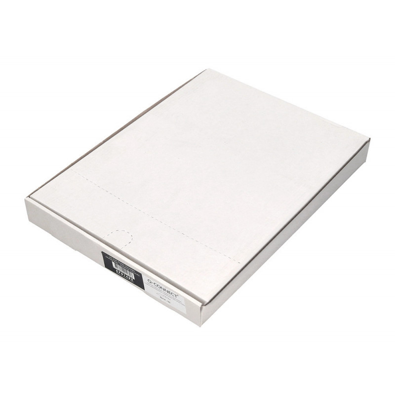 Pochette coin q-connect polypropylène grainé économique 12/100e coloris assortis transparent boîte 100 unités