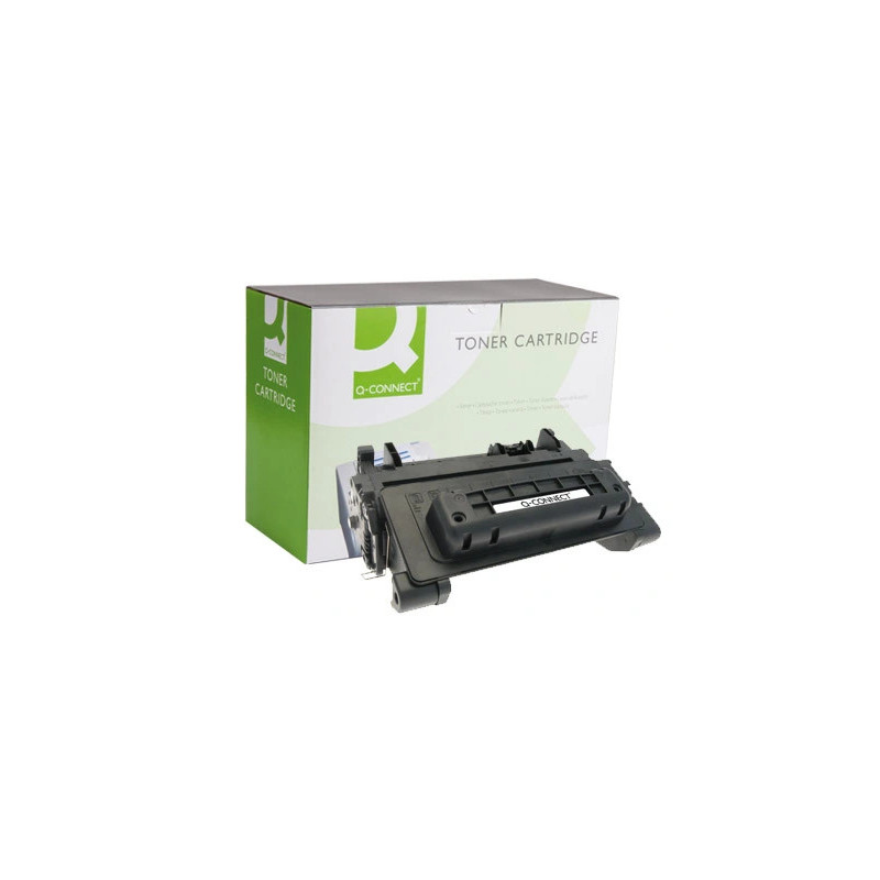 Toner q-connect compatible hp ce390a 90aqcn pour imprimantes laserjet m4555 600 601dn 602dn 603dn couleur noir