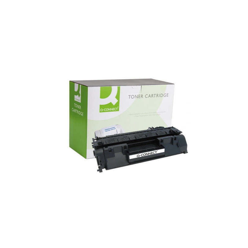 Toner q-connect compatible hp cf280x 80xqcn pour imprimantes laserjet m401a m425dn couleur noir 6900p