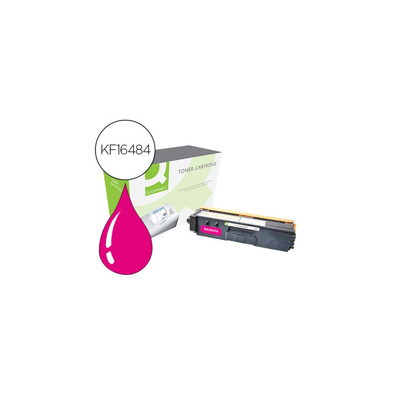 Toner q-connect compatible brother tn328c pour imprimantes hl4570cdw dcp 9270cdn mfc 9970cdw cyan 6000p