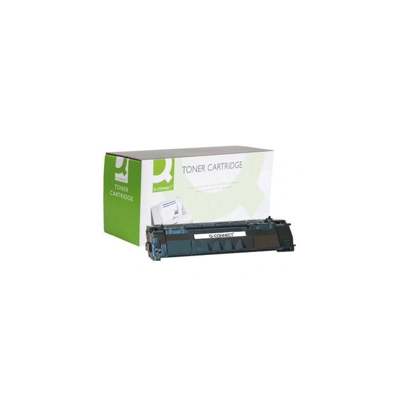 Toner laser q-connect compatible imprimantes hp q5949a couleur noir 3000p