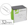 Trombone q-connect galvanisé 32mm boîte carton 1000 unités