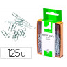 Trombone q-connect nickelé 26mm boîte plastique 125 unités pointu