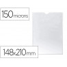 Étui protection q-connect pvc transparent 14/100e a5 210x148mm contour soudé en u