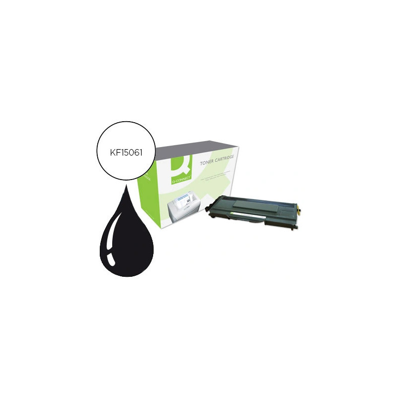 Toner laser q-connect compatible imprimantes brother tn2110 couleur noir 2000p