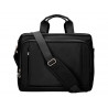 Sacoche q-connect ordinateur portable 15.6/' polyester 390x310x120mm 3 compartiments intérieurs 1 matelassé velcro noir