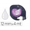 Ruban titreuse q-connect 12mm x 4 mt transparent letratag 012267