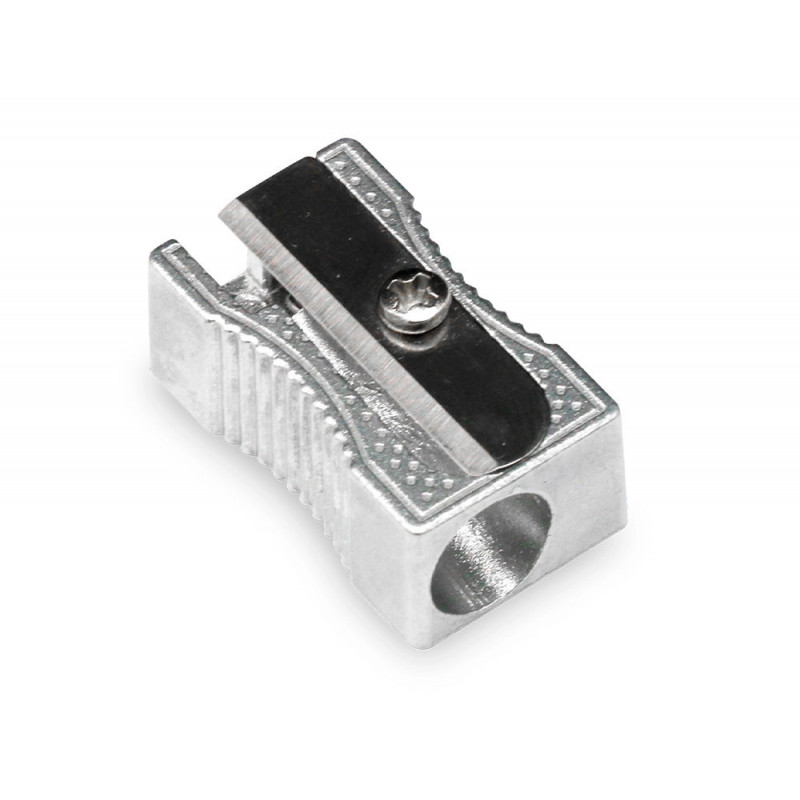 Taille-crayon q-connect metallique rectangulaire 1 usage