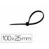 Scelle q-connect 100x2,5mm coloris noir sachet 100 unites