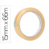 Ruban adhesif q-connect transparent 66mx15mm