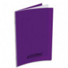CONQUERANT C9 Cahier piqûre 17x22cm 48 pages 90g grands carreaux Seyès. Couverture polypropylène Violet