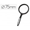 Loupe q-connect bifocale en verre diam. 75mm poignee courbee coloris noir