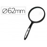 Loupe q-connect bifocale en verre diam. 62mm poignee courbee coloris noir