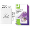 Pochette plastification q-connect à chaud économique format folio 325x220mm 125 microns boîte 100 unités