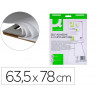 Bloc conférence q-connect 63.5x83cm repositionnable bande supérieure adhésive 30f papier 70g/m2