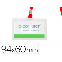Badge q-connect lacet rouge...