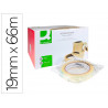 Ruban adhésif q-connect 66mx19mm sachet cellophane