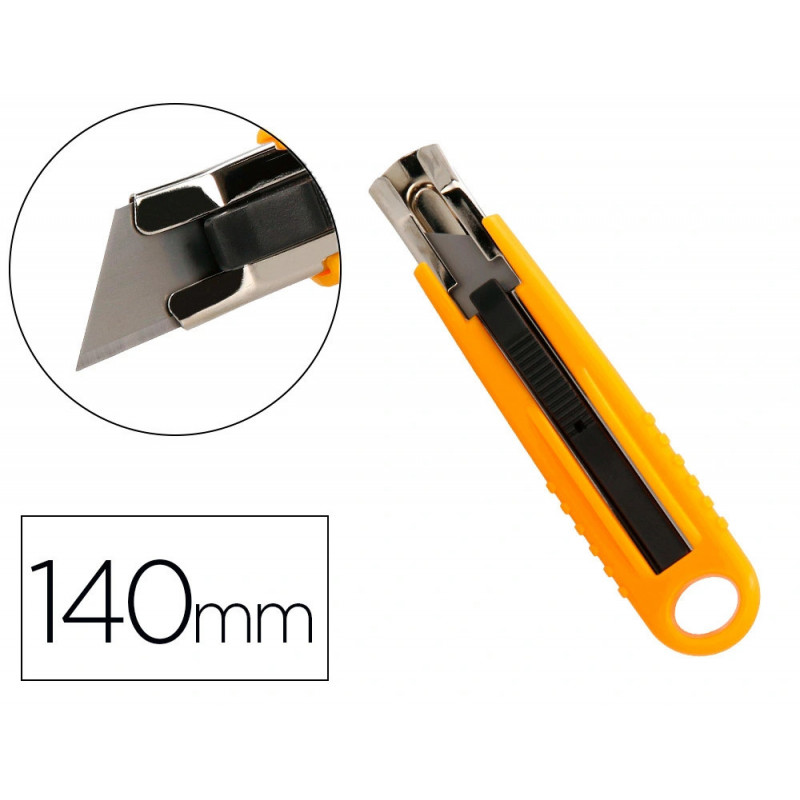 Cutter xd123 q-connect retractable lame acier 18 mm blister