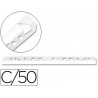 Bande perforée q-connect auto-adhésive a4 210x297mm a5 148x210mm 120 microns sachet 50 unités