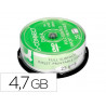 Dvd-r q-connect vitesse 16x tour 25 unités