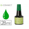 Encre à tampons q-connect pour feutre ou mousse coloris vert flacon 28ml
