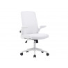 Chaise operateur q-connect alba maille base metallique haut max 1110 larg 610 prof 580mm roues premium coloris blanc