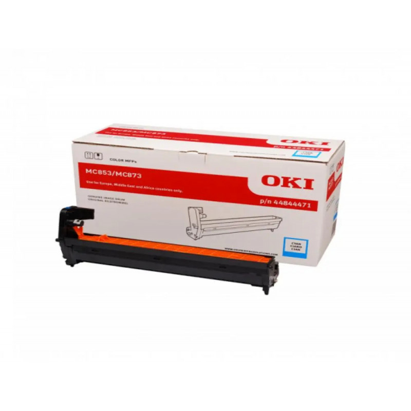 Tambour laser oki mc853/873 couleur cyan 30000 pag