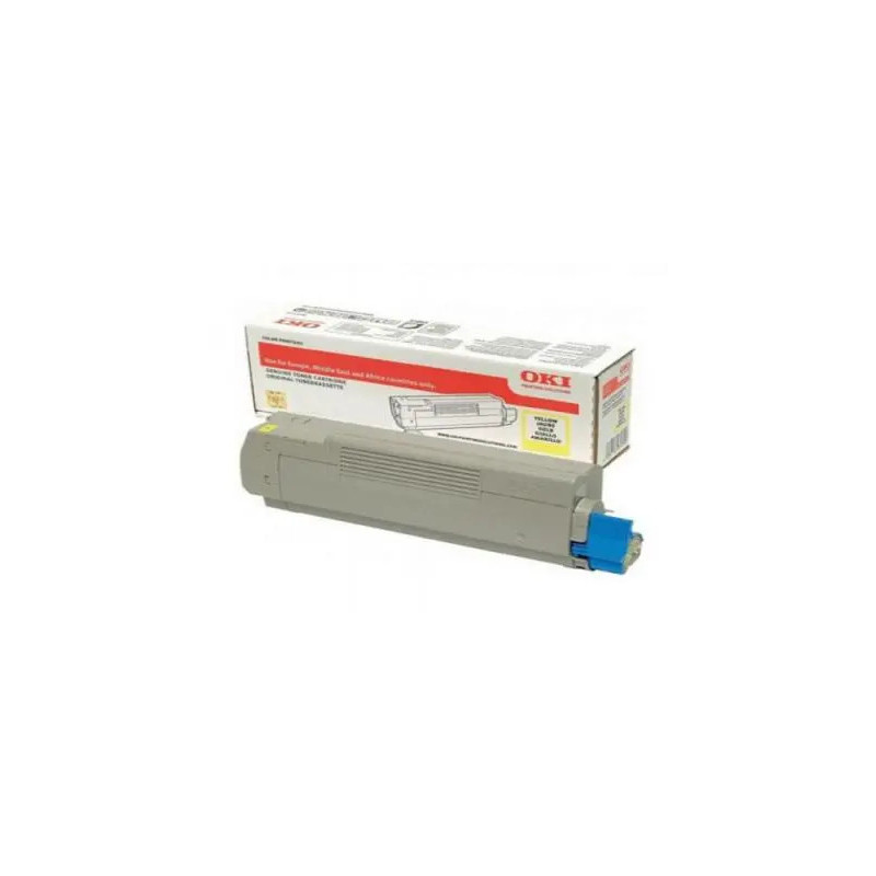 Toner laser oki 46471101 couleur jaune 7000 pag
