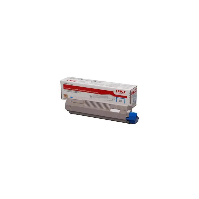 Toner laser oki 46471103 couleur cyan 7000 pag
