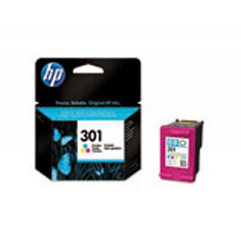 Cartouche hp 301 jet d'encre ch562ee 3 couleurs cyan/magenta/jaune 165p